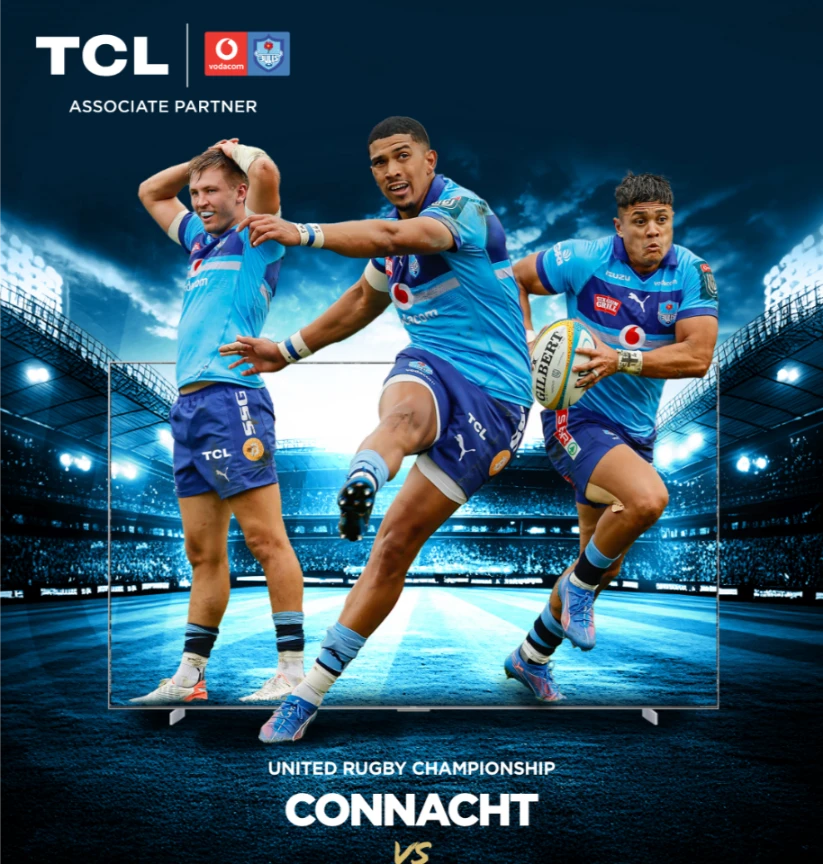 Go Big, Go Bulls – TCL x Vodacom Bulls sponsorship activation gallery image 1